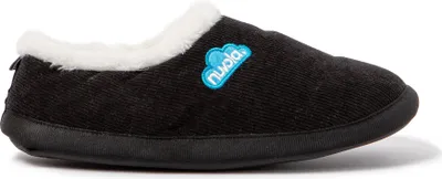 Produktbild von NUVOLA. Hausschuhe für Herren Damen rutschfester Sohle warm gepolstert  bequem schwarz 44-45 - UNCODY
