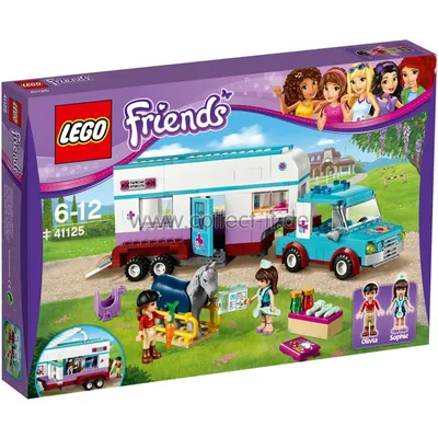 Immagine prodotto di LEGO® - Friends, rimorchio per cavalli e veterinaria; 41125