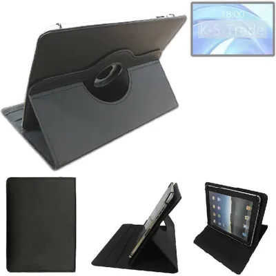 Produktbild von High quality kompatibel mit Teclast T50HD Schutz Hülle 360° Tablet Case Schutzhülle Flip Cover  schwarz. Tablet Hülle drehbar Standfunktion Ultra