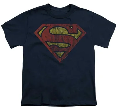 Produktbild von Superman - T-Shirt für Kinder TV36222 (140-146) (Marine)