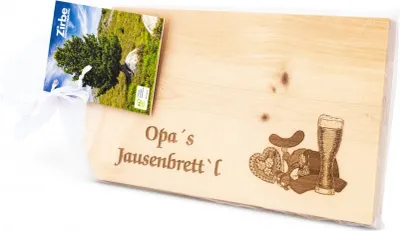 Produktbild von Zirbenjausenbrett Opa`s Jausenbrett`l