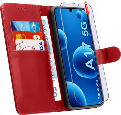 Obrázok produktu pre Flipové puzdro pre Samsung A17 5G Magnetické zapínanie + SKLO