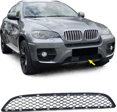 Image de Grille de calandre sport Pare-chocs central en bas pour BMW X6 E71 à partir de 2006-2014 (non
