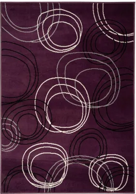 Zdjęcie produktu dla 120x170 cm Kawałek dywanu Circles liliowy