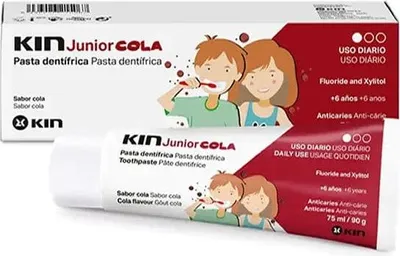 Produktbild von Kin Fluorid Junior Zahnpasta Cola-Geschmack 75ml
