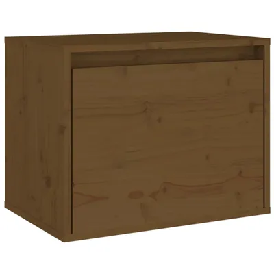 Produktbild von Wandschrank Honigbraun 45x30x35 cm Massivholz Kiefer
