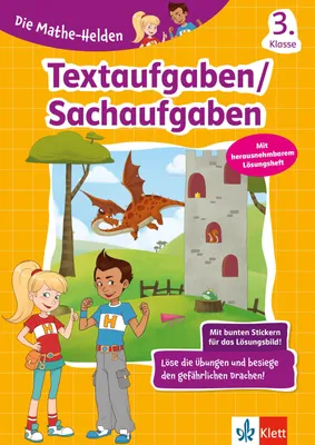 Produktbild von Die Mathe-Helden Textaufgaben 3. Klasse
