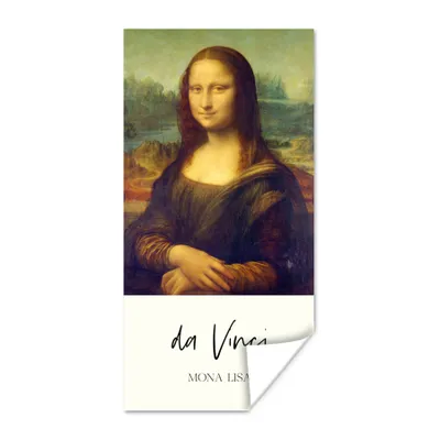 Produktbild von MuchoWow® Poster Mona Lisa - Leonardo da Vinci - Alte Meister 40x80 cm - Dekoration