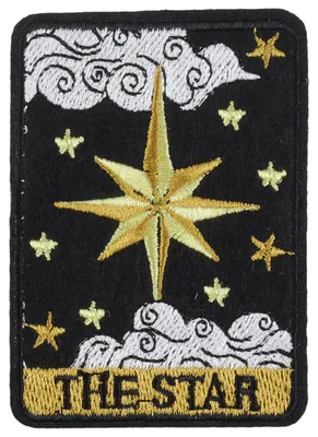 Produktbild von Aufnäher Tarotkarte Der Stern Patch