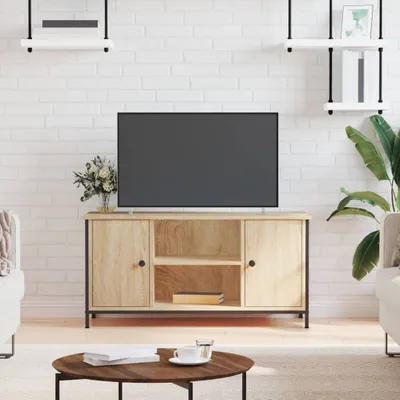 Image de Maison Exclusive - Meuble TV Chêne Sonoma 100x40x50 cm Matériau dérivé du bois