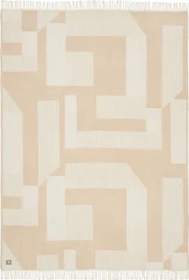 Zdjęcie produktu dla Koc w kratę Slow beige 140x200cm