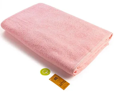 Produktbild von A&R 007.50 | Badetuch / -Standard 100 / 100 x 210 cm - Farbe: Light Pink - Größe: 100 x 210 cm