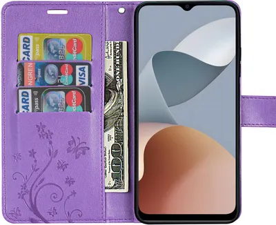 Produktbild von Hülle für ZTE Blade A73 4G / V50s / Axon 50 Lite Handy Tasche Handyhülle Case Lila