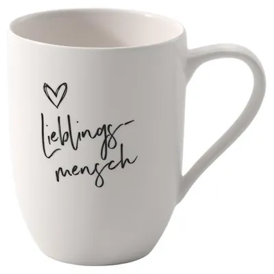 Obrázok produktu pre Villeroy & Boch Sada darčekov "Statement Lieblingsmensch" na raňajky, 3-dielna, pre 1 osobu