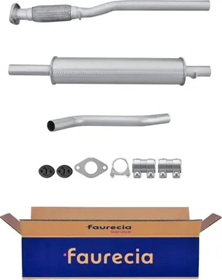 Produktbild von HELLA 8LC 366 023-841 Mittelschalldämpfer Schalldämpfer für FIAT PUNTO (188)