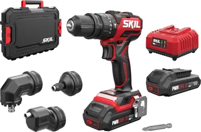 Produktbild von Skil 20V 3076 HC Akku-Schlagbohrmaschine + 4 Aufsätze (2x2,0 Ah)