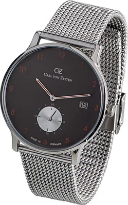 Produktbild von Carl von Zeyten CVZ0018BKMB Herrenuhr Furtwangen 42mm 3ATM