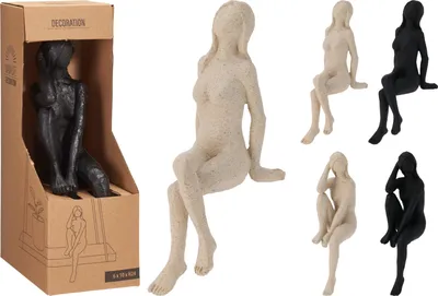 Produktbild von Dekofigur Frau Kantenhocker  DEKO