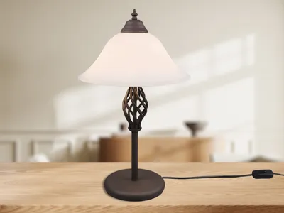 Immagine prodotto di Lampada da tavolo RUSTICA E14 40 W marrone antico