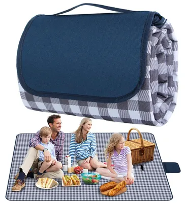 Productafbeelding van Waterdichte Picknickdeken 200 x 200 cm in Blauw