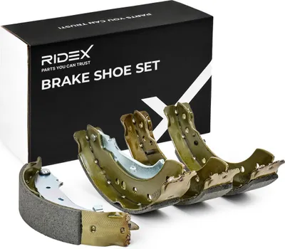 Produktbild von RIDEX Bremsbackensatz Trommelbremse Hinten für RENAULT CLIO II (BB0/1/2, CB0/1/2) 203mm 70B0137