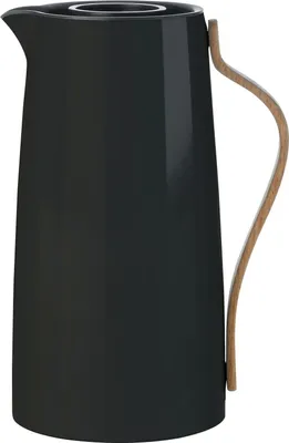 Obrázek produktu pro Stelton Emma vakuová konvice na kávu černá, konvice, iso konvice, nerezová ocel, plast, bukové dřevo, černá, 1,2 l, x-200-2