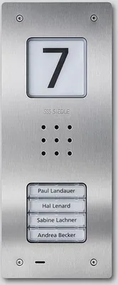 Produktbild von Siedle CAU 850-4-0 E Audio-Türstation Siedle Compact Unterputz Edelstahl gebürstet