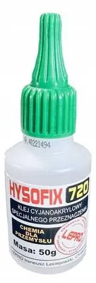 Zdjęcie produktu dla Klej Cyjanoakrylowy HYSOFIX 720 - 50g
