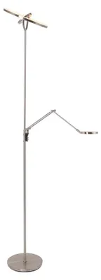 Produktbild von LED Stehleuchte, Leseslampe, Touchdimmer, silber, H 183 cm