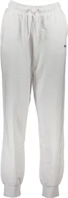 Produktbild von Weiße Damen-Sporthose mit Kordelzug & Taschen - Bequem & Stylisch