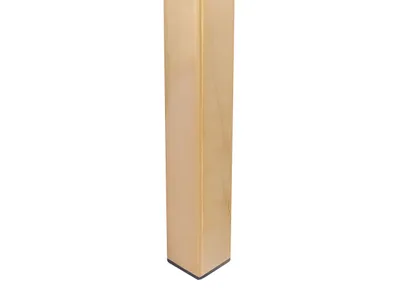 Obrázek produktu pro BELIANI Konzolový stolek bílá zlatá tvrzené sklo kov 100 x 33 cm mramorový efekt glam moderní obývák ložnice chodba