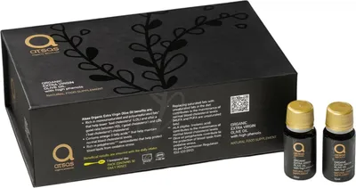 Zdjęcie produktu dla Atsas oliwa extra virgin food suplement edition 15x5 ml(NMR: Suma 2166 mg/kg , Index D1 1756 mg/kg)