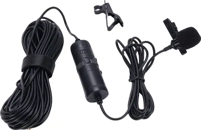 Productafbeelding van Clip-on microfoon, 360-graden draaibaar, 3,5 mm jackaansluiting, ruisonderdrukking, niervormige opnamekarakteristiek, lavaliermicrofoon, reversmicrofoon