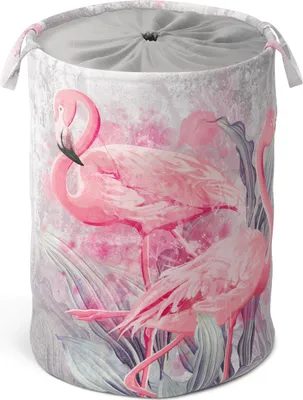 Productafbeelding van SANILO® wasmand, flamingo design