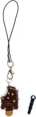 Produktbild von Eis am Stiel Handyanhänger Miniblings Handyschmuck Sommer Schoko Streusel braun