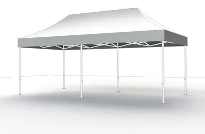 Image de Toit de remplacement pour pavillon Pro, dimensions 3x6 mètres, couleur blanche