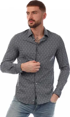 Produktbild von Emporio Armani - Hemd für Herren GT10467 (L) (Grau)