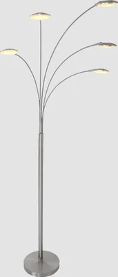 Image de Mexlite - lampadaire - Synna - acier - verre métal - LED - 1327ST