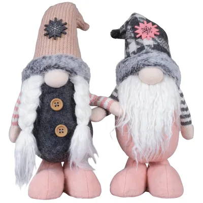 Produktbild von Wichtel 27cm (37cm) stehend, 2er Set Dekofigur Weihnachten