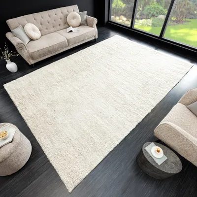 Produktbild von riess-ambiente Design Teppich CLOUD 9 230x160cm creme Hochflor Indoor-Teppich
