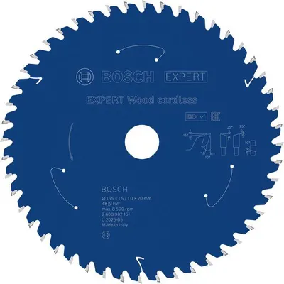 Obrázek produktu pro Pilový kotouč EXPERT Wood, 165 x 1,45 x 20 mm, Z48
