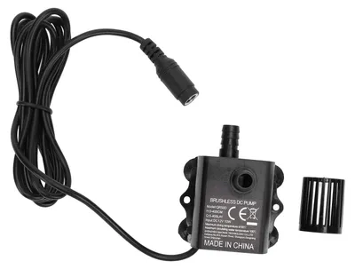 Obrázek produktu pro Ponorná čerpadlo DC 12V, 10W, průtok 0-400 l/h, mikropumpa s bezkartáčovým motorem, vhodné pro akvária, fontány, počítačové chladicí systémy