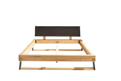Produktbild von Schlafkontor Lobia Bett Fichte Massiv/Kopfteil gepolstert 180x200 cm