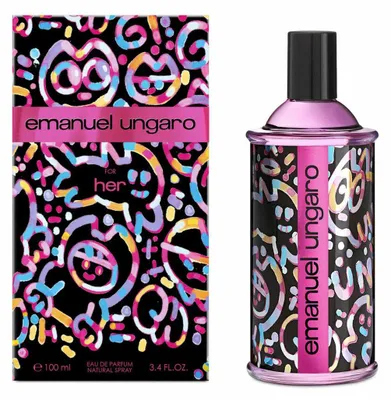 Zdjęcie produktu dla Emanuel Ungaro For Her, Kobiety, 100 ml, Migdał, Gruszka, Śliwkowy, Jaśmin, Kwiat pomarańczy, Tuberoza, Piżmo, Paczula, Drzewo sandałowe, Wanilia, Spray