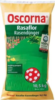 Produktbild von Oscorna® Rasaflor Rasendünger 10,5 kg für ca. 210 m²