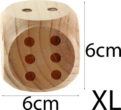 Produktbild von Alert Outdoor Würfelset XL Holz komplett mit Punkteblock | 2 Stk