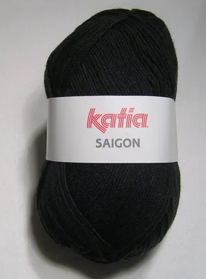 Produktbild von SAIGON von Katia - schwarz (2) - 100 g / ca. 300 m Wolle