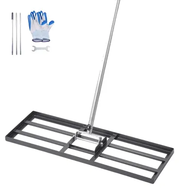 Obrázek produktu pro VEVOR hrábě na trávu, základní deska 762 x 254 mm, hrábě na vyrovnávání trávníku z uhlíkové oceli, péče o trávník, hrábě na vyrovnávání trávníku, hrábě na vyrovnávání trávníku, zahrady a golfová hřiště
