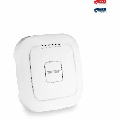Produktbild von Trendnet TEW-826DAP, 2,4 GHz, 5 GHz, 867 Mbit/s, SNMP, SNMPv3, WEP, WPA, WPA2-PSK, WPA2-RADIUS, 1000 Mbit/s