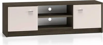 Zdjęcie produktu dla Szafka RTV ALMA 2D 160cm dąb windmill/kaszmirowa połysk